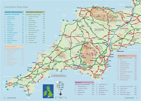 Printable Map Of Devon And Cornwall
